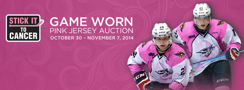 PINK JERSEY AUCTION RAISES NEARLY $6,000!